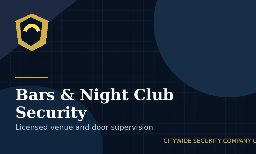 Door supervisor managing entry at a licensed venue